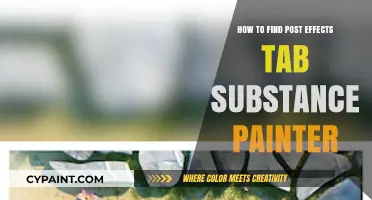 Locate Post Effects Tab in Substance Painter: A Quick Guide