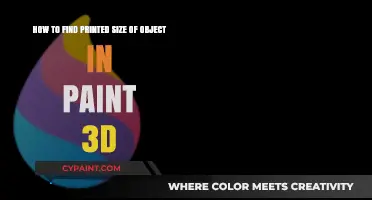 Discovering Printed Object Dimensions in Paint 3D: A Simple Guide