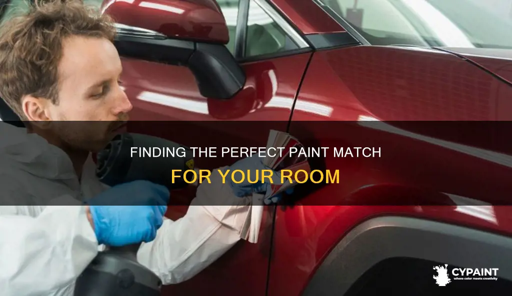 how to find right paint match for a room