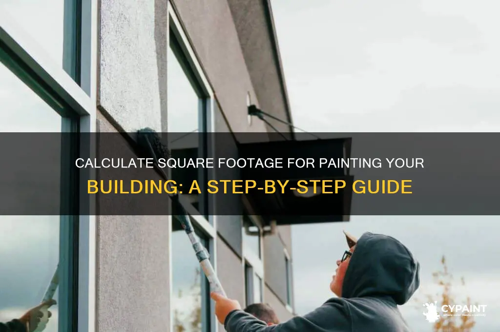 how to find square feet to paint building