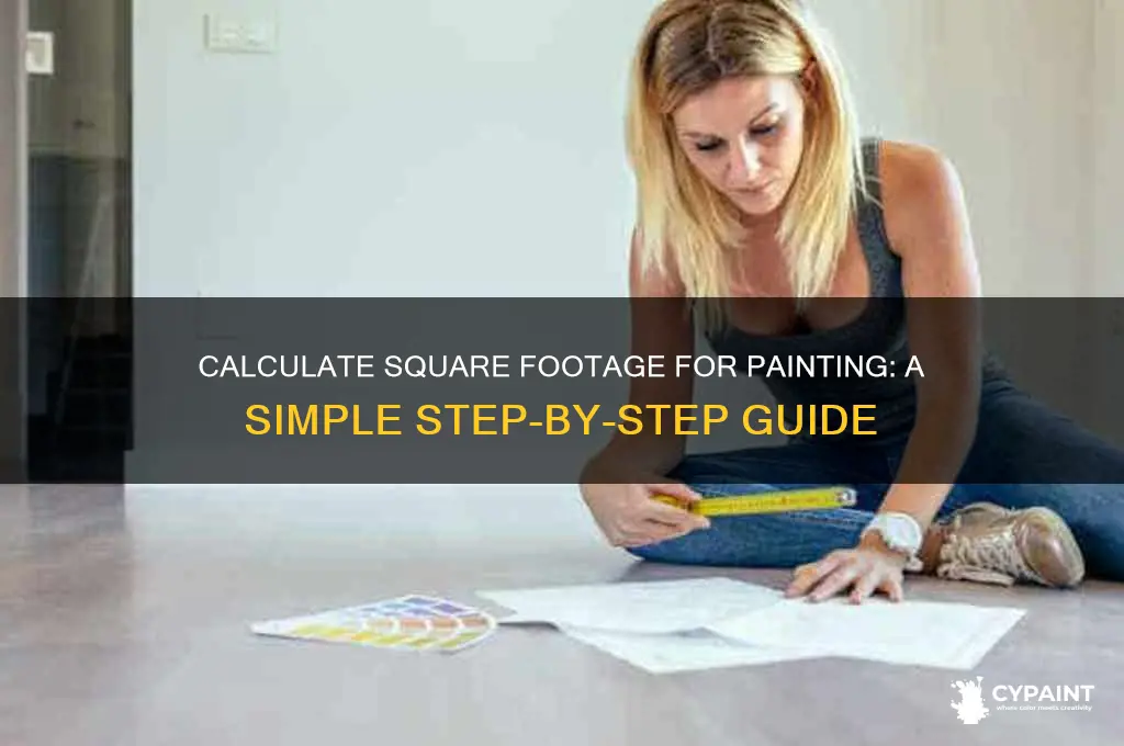 how to find square feet to paint