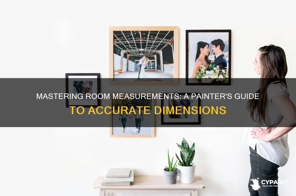 how to find the dimmentions of a rooom for painting