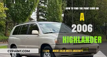 Locate Your 2006 Highlander's Paint Code: A Quick Guide