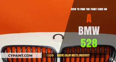 Locate Your BMW 528 Paint Code: A Quick Guide