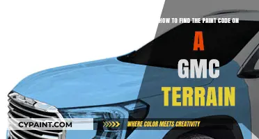 Locate Your GMC Terrain's Paint Code: A Quick Guide