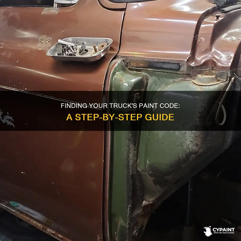 how to find the paint code on my truck