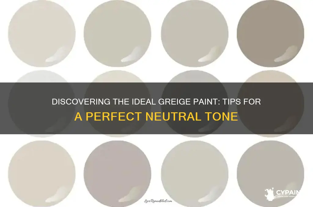how to find the perfect greige paint