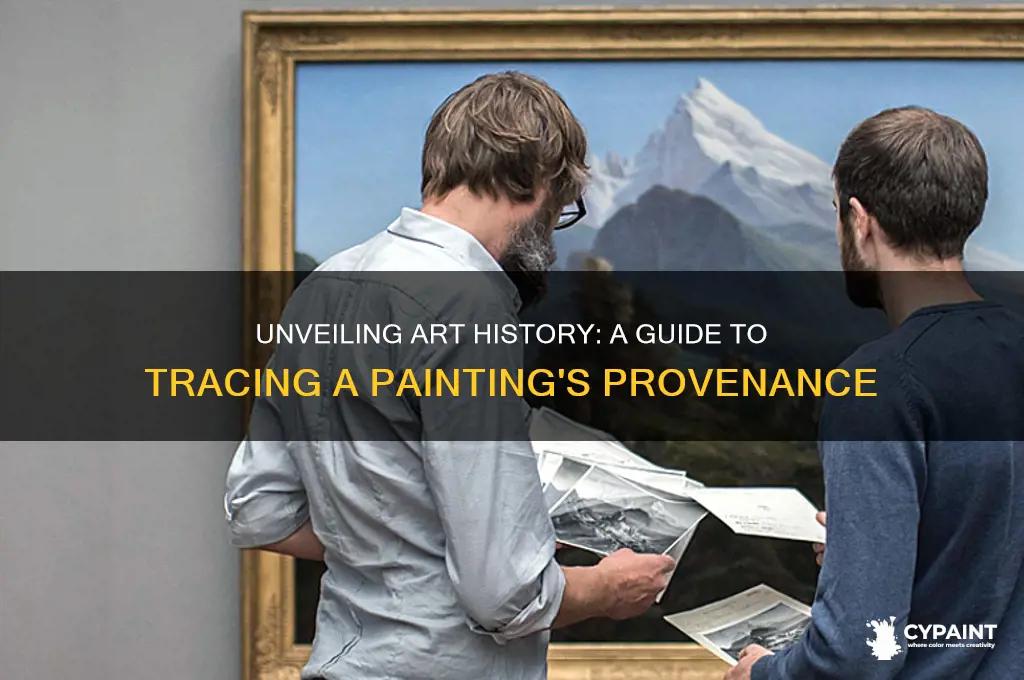 how to find the provenance of a painting