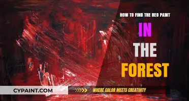Finding the Red Paint in the Forest