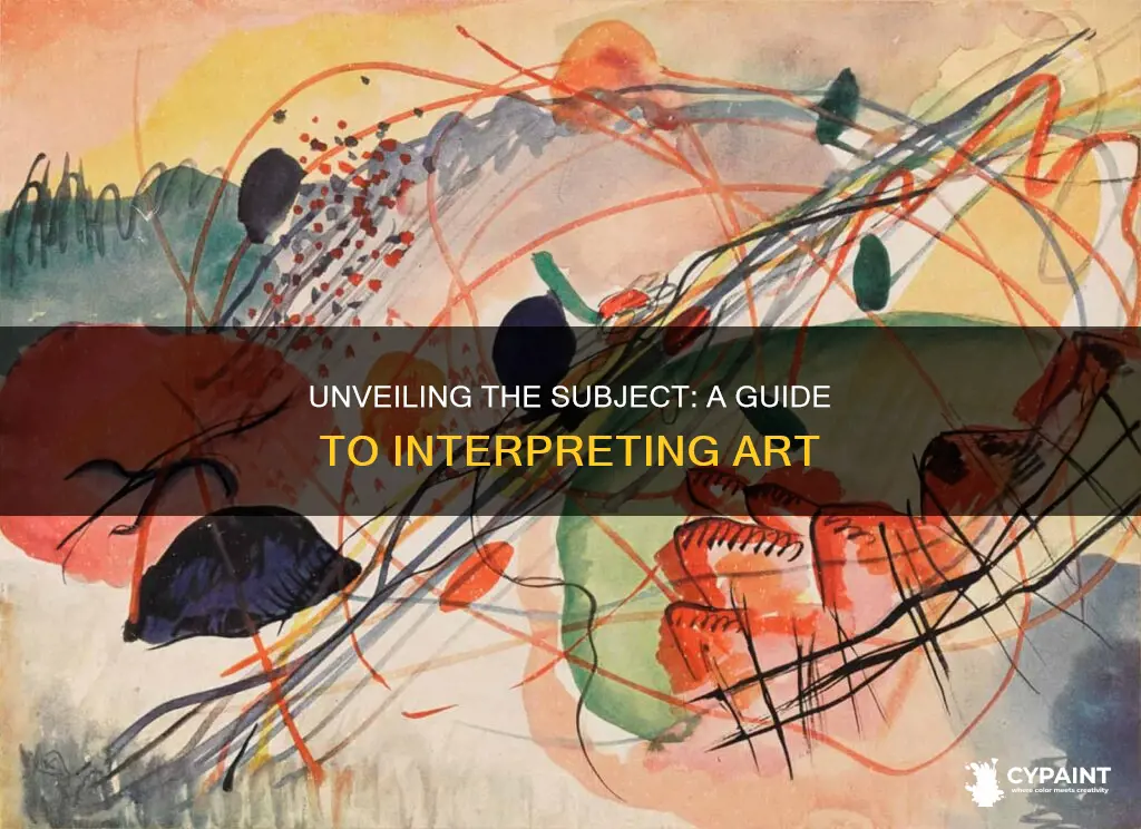 how to find the subject matter of a painting