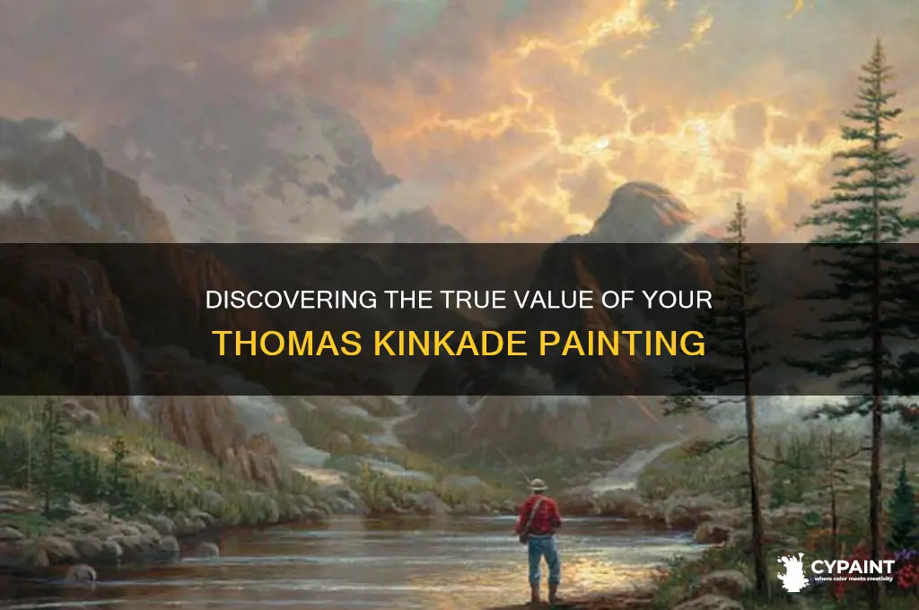 how to find the value of a thomas kinkade painting