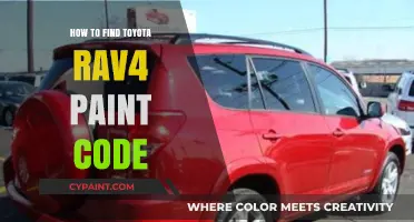 Locate Your Toyota RAV4 Paint Code: A Quick Guide