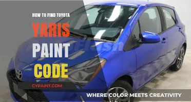 Locate Your Toyota Yaris Paint Code: A Quick and Easy Guide