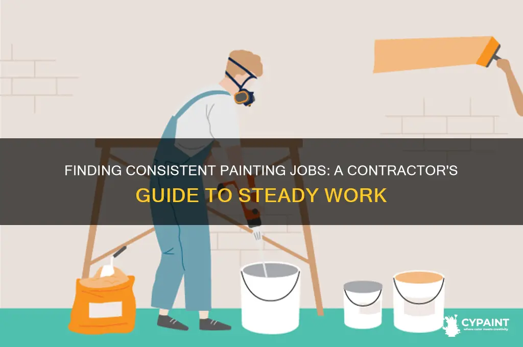how to find work for contractor painter