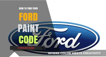 Locate Your Ford Paint Code: A Quick and Easy Guide