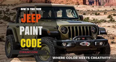 Locate Your Jeep's Paint Code: A Quick and Easy Guide