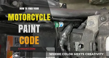 Locate Your Motorcycle's Paint Code: A Step-by-Step Guide