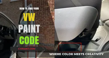 Locate Your VW Paint Code: A Quick and Easy Guide