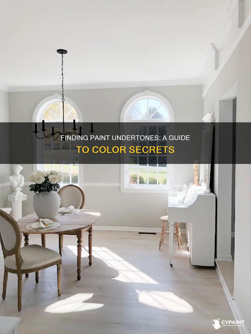 how to fine out the undertone of a paint