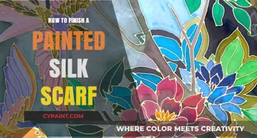 Mastering the Art of Finishing Your Painted Silk Scarf