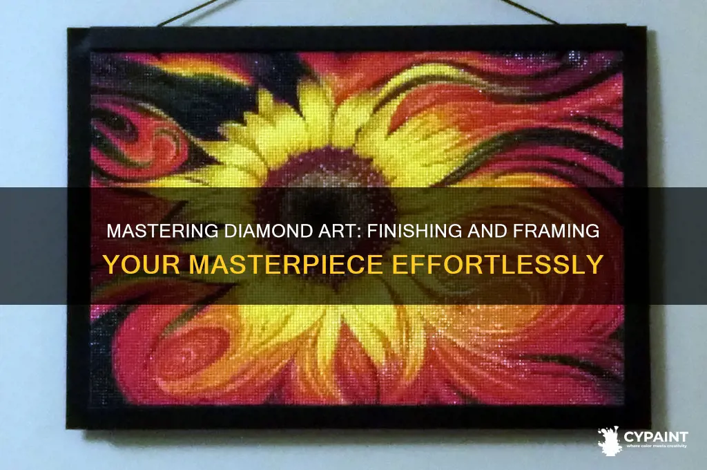 how to finish and frame diamond painting