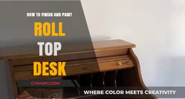 Mastering the Art of Finishing and Painting Your Roll Top Desk