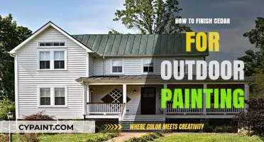 Mastering Outdoor Cedar Finishing: Tips for Durable Painted Surfaces