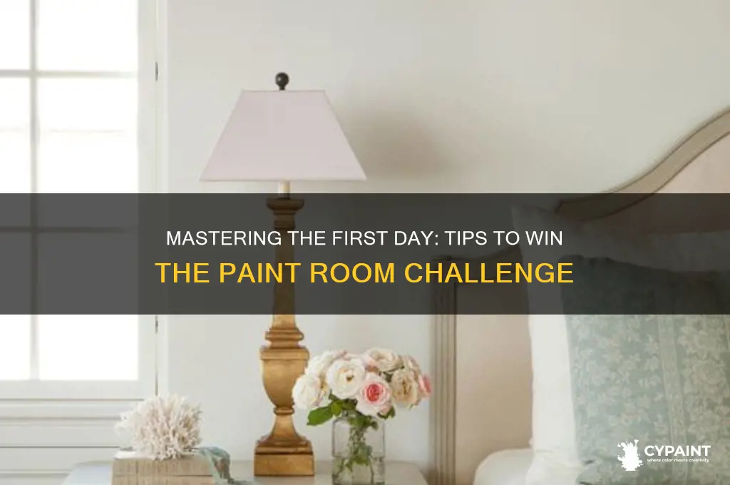 how to finish first day of school game paint room