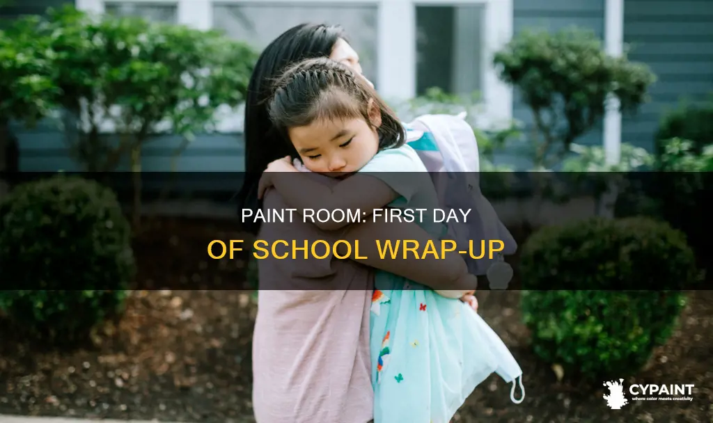 how to finish first day of school paint room
