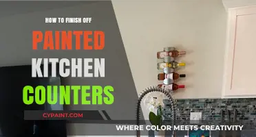 Perfectly Polished: Finishing Touches for Painted Kitchen Countertops