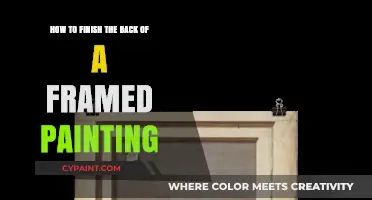 Finishing Touches: Backing Your Framed Art