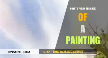 Mastering the Art: Finishing the Back of Your Painting Professionally