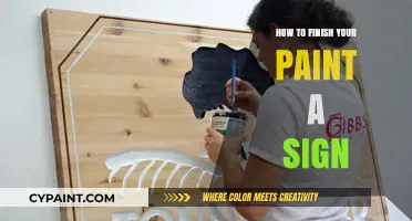 Mastering the Art: Tips to Perfectly Finish Your Painted Sign