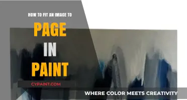Adjusting Images in Paint: Fit to Page