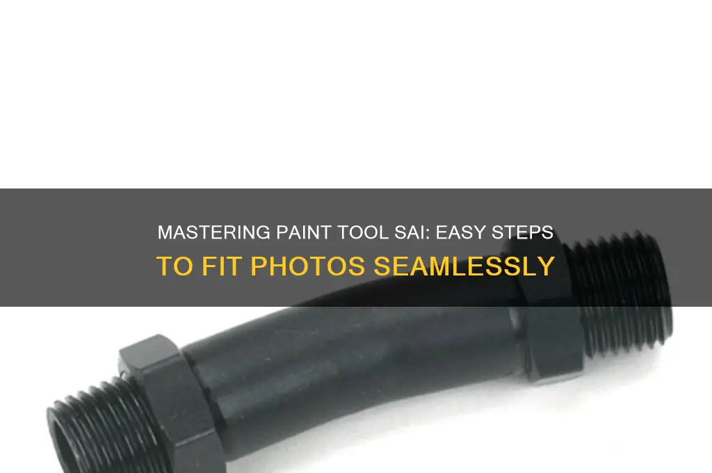 how to fit photo into paint tool sai