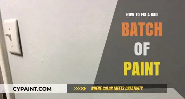 Rescue Your Paint Project: Fixing a Bad Batch Effectively