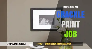 Revive Your Walls: Fixing a Bad Crackle Paint Job Easily