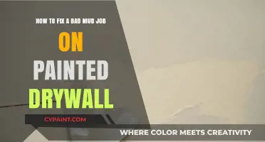Fixing a Bad Mud Job on Painted Drywall: Step-by-Step Guide