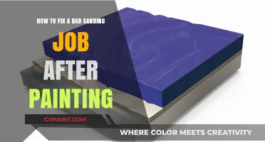 Repairing a Poor Paint Sanding Job: Tips and Tricks