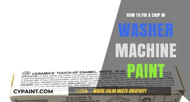 Washer Paint Chips: Quick DIY Fixes