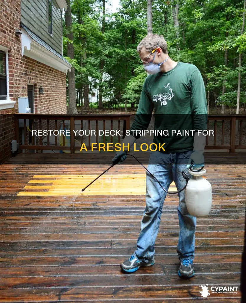 how to fix a deck that has been painted