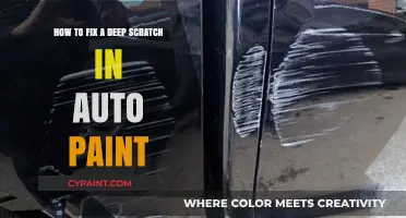Quickly Fix Deep Scratches in Your Car's Paint Job