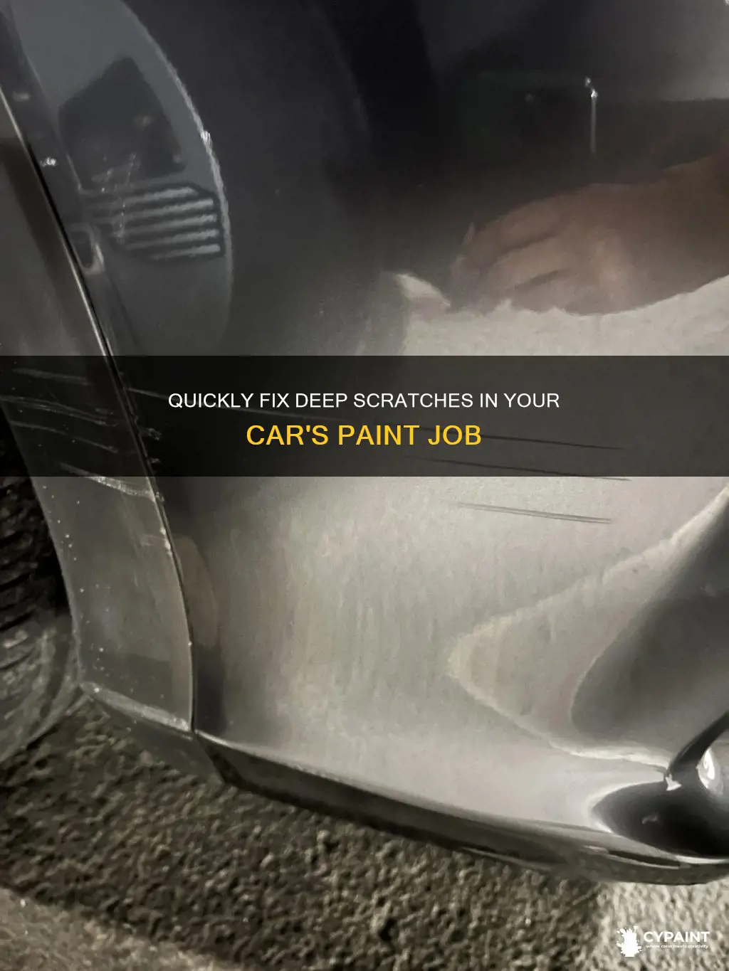 how to fix a deep scratch in auto paint