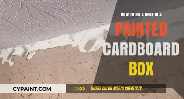 Quick DIY Guide: Repairing Dents in Painted Cardboard Boxes Easily