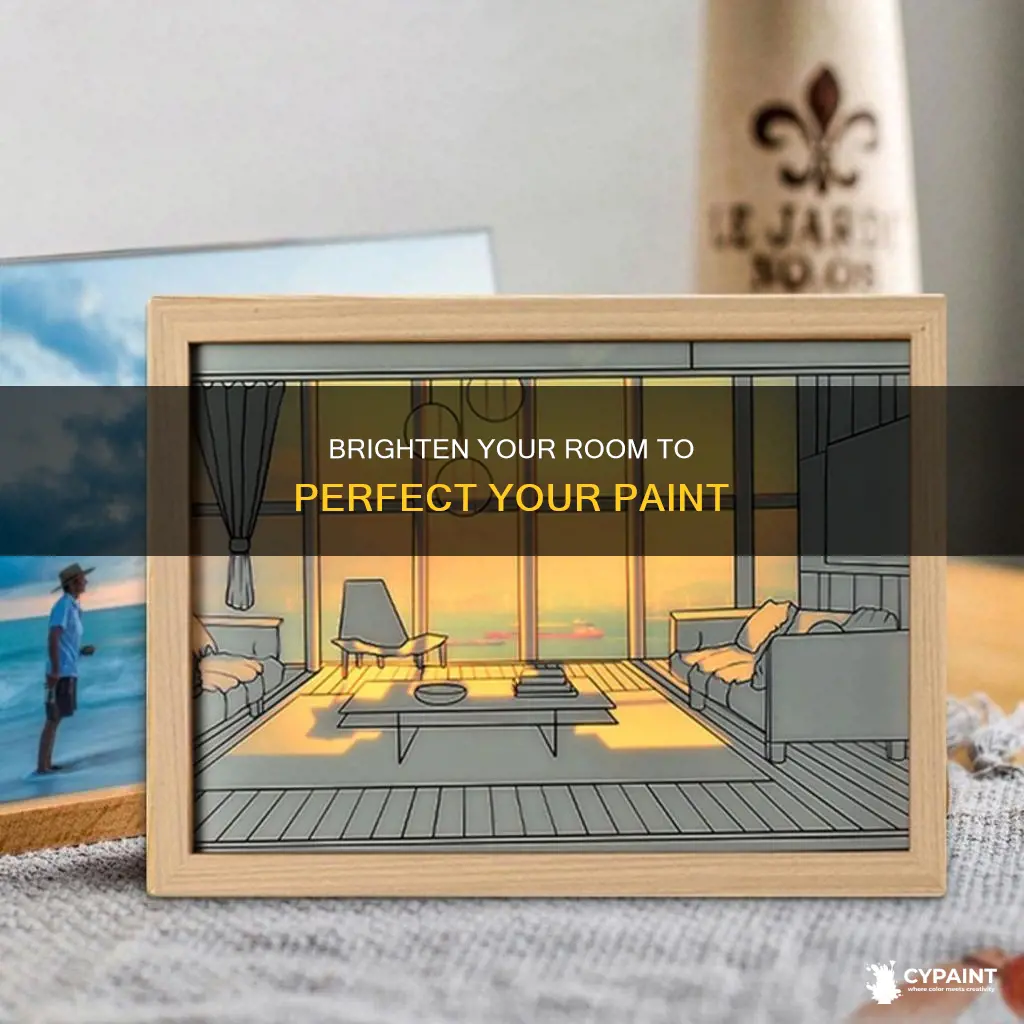 how to fix a dimly lit room for painting