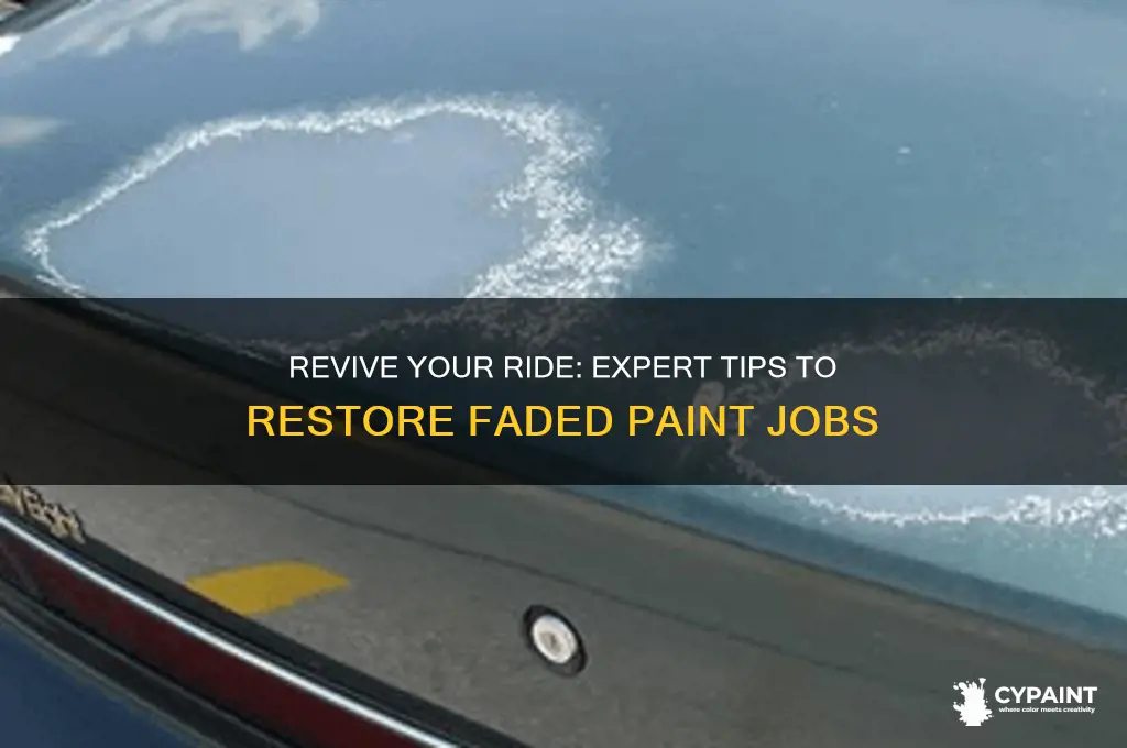 how to fix a faded paint job
