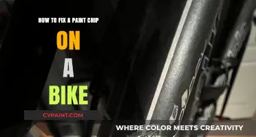 Quickly Fix Paint Chips on Your Bike