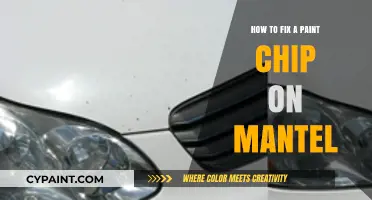 Easy DIY Guide: Repairing Paint Chips on Your Mantel