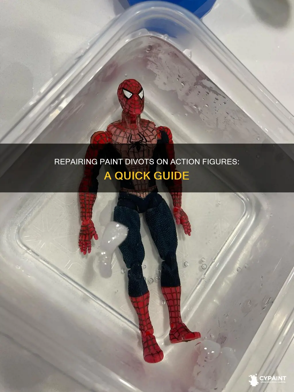 how to fix a paint divot on action figure