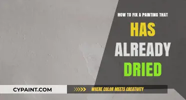 Repairing Dried Paint: Reviving Your Art